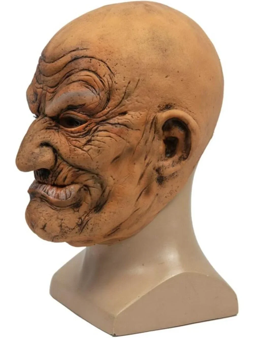 Unisex Funny Bald Clown Mask for Halloween, Cosplay, Party & Carnival Fun